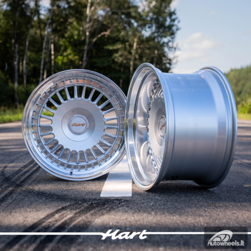 Ratlankis HART HR75 R17X7.5J 4X100/4X108 ET35 CB:73.1mm Silver face and Diamond cut lip  