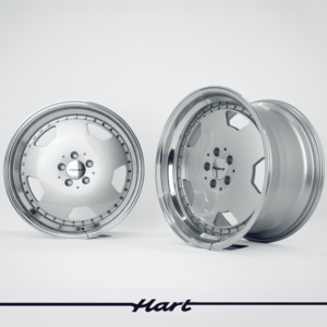 Ratlankis HART HR90 R19X8.5J 5X112 ET30 CB:66.6 Silver face and Diamond cut lip