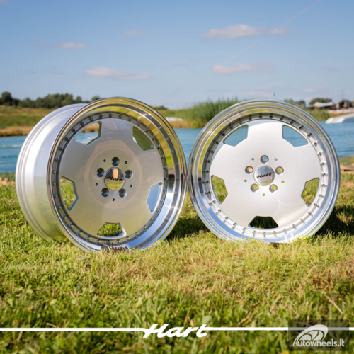 Ratlankis HART HR90 R19X8.5J 5X112 ET30 CB:66.6 Silver face and Diamond cut lip