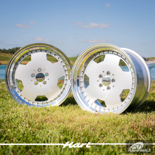 Ratlankis HART HR90 R19X8.5J 5X112 ET30 CB:66.6 Silver face and Diamond cut lip