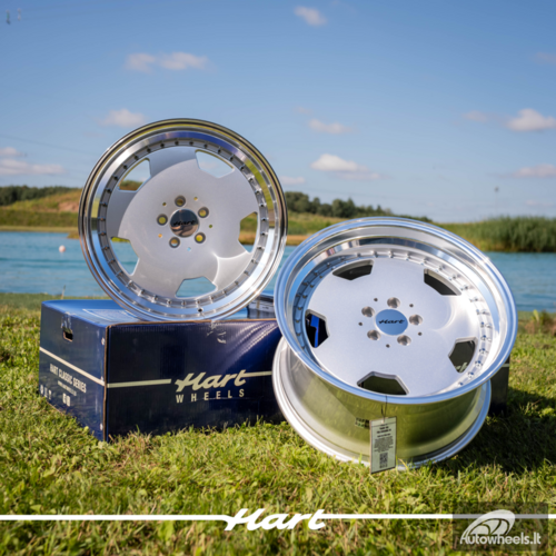 Ratlankis HART HR90 R19X10J 5X112 ET25 CB:66.6 Silver face and Diamond cut lip