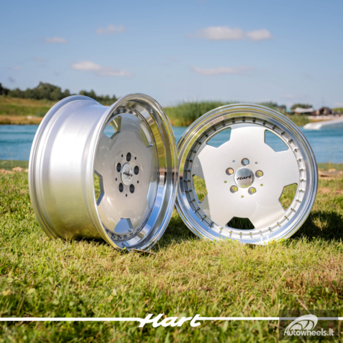 Ratlankis HART HR90 R19X10J 5X112 ET25 CB:66.6 Silver face and Diamond cut lip