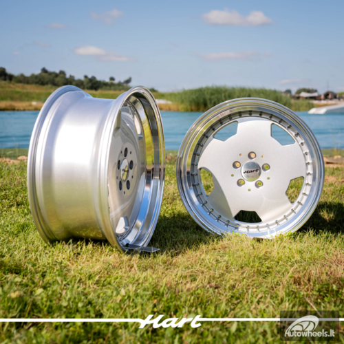 Ratlankis HART HR90 R19X10J 5X112 ET25 CB:66.6 Silver face and Diamond cut lip