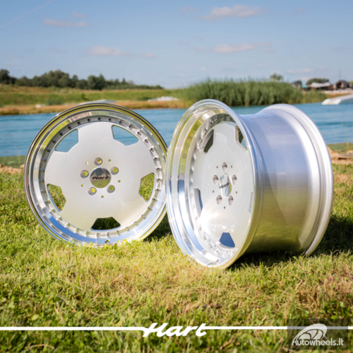 Ratlankis HART HR90 R19X10J 5X112 ET25 CB:66.6 Silver face and Diamond cut lip