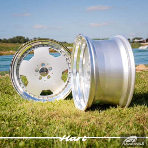 Ratlankis HART HR90 R19X10J 5X112 ET25 CB:66.6 Silver face and Diamond cut lip