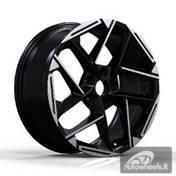Ratlankis R17x7  5X114.3  ET  48  67.1  3S1267  Black Polished (MB)  For KIA  (P)  (HYBRID FORGED)