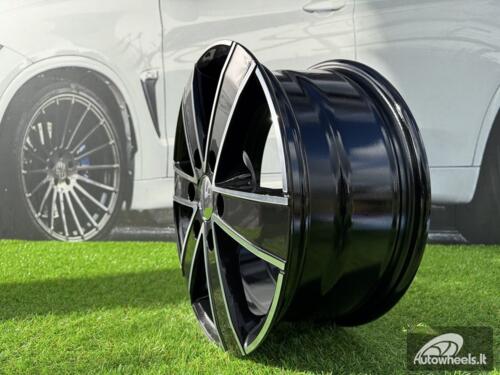Ratlankis R18x8  6X120  ET  50  74.5  BK474  Black Polished (MB)  For FORD  (P)  ((max 1250kg))
