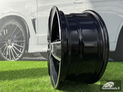 Ratlankis R18x8  6X120  ET  50  74.5  BK474  Black Polished (MB)  For FORD  (P)  ((max 1250kg))