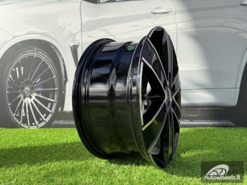 Ratlankis R18x8  6X120  ET  50  74.5  BK474  Black Polished (MB)  For FORD  (P)  ((max 1250kg))