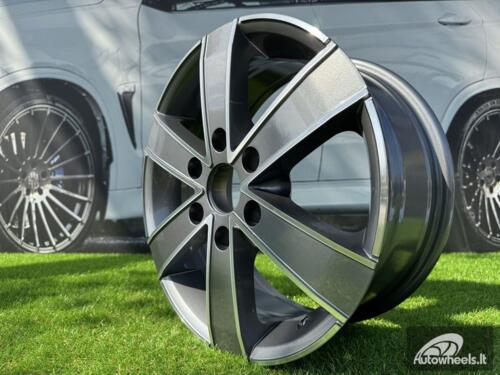 Ratlankis R18x8  6X120  ET  50  74.5  BK474  Grey Polished (MG)  For FORD  (P)  ((max 1250kg))
