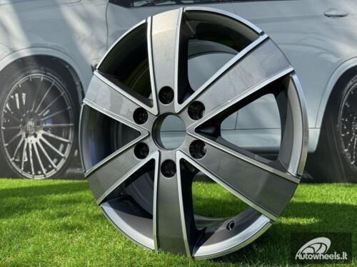 Ratlankis R17x7  6X120  ET  50  74.5  BK474  Grey Polished (MG)  For FORD  (P)  ((max 1250kg))