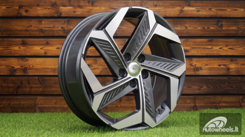 Ratlankis R18x7.5  5X114.3  ET  51  67.1  D1926  (BK1224)  Grey Polished (MG)  For HYUND  (P)  (NEW MODEL)