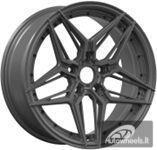 Ratlankis R17x7.5  5X112  ET  40  66.5  FBX481  Black Half Matt (BLHM)  For RACIN  (Z6)  (HYBRID FORGED)