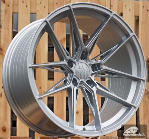 Ratlankis R18x8  5X112  ET  35  66.5  HX036  (IN3614F)  Silver Shining (SS)  For HAXER  (Z6)  (HYBRID FORGED)
