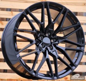 Ratlankis R22x9.5  5X112  ET  37  66.6  B5771  (FBX268)  Black (BL)  For BMW  (P1)  (HYBRID FORGED Rear+Front)
