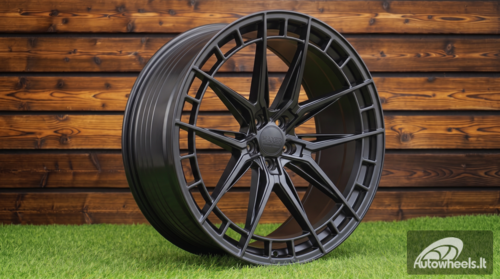 Ratlankis R21x9  5X120  ET  30  72.6  HX046F  Black Half Matt (BLHM)  For HAXER  (Z6)  (HYBRID FORGED Rear+Front)