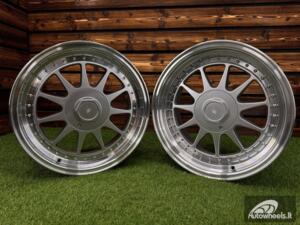 Ratlankis R16x9  5X120  ET  20  74.1  7962F  (XFA35)  Silver+Polished Lip (SP)  For RACIN  (K4)  (HARTGE Style Rear+Front)