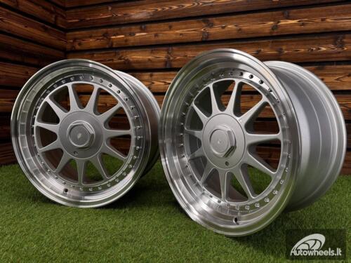 Ratlankis R16x9  5X120  ET  20  74.1  7962F  (XFA35)  Silver+Polished Lip (SP)  For RACIN  (K4)  (HARTGE Style Rear+Front)