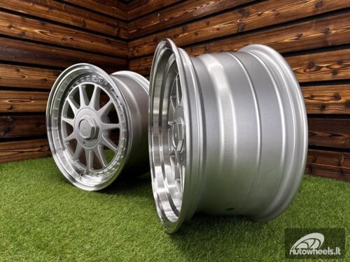 Ratlankis R16x9  5X120  ET  20  74.1  7962F  (XFA35)  Silver+Polished Lip (SP)  For RACIN  (K4)  (HARTGE Style Rear+Front)
