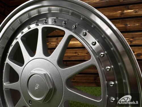 Ratlankis R16x9  5X120  ET  20  74.1  7962F  (XFA35)  Silver+Polished Lip (SP)  For RACIN  (K4)  (HARTGE Style Rear+Front)