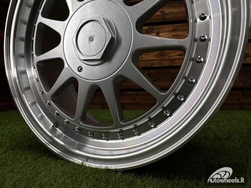 Ratlankis R16x9  5X120  ET  20  74.1  7962F  (XFA35)  Silver+Polished Lip (SP)  For RACIN  (K4)  (HARTGE Style Rear+Front)