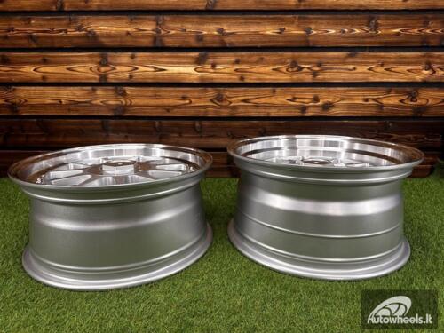 Ratlankis R17x8.5  5X120  ET  30  74.1  7962F  (XFA35)  Silver+Polished Lip (SP)  For RACIN  (K4)  (HARTGE Style Rear+Front)