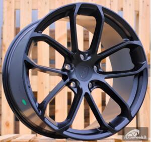 Ratlankis R20x7.5  5X130  ET  32  66.5  H5084  (BYF1869)  Black Half Matt (BLHM)  For PORCH  (Z7)  (New MACAN II (XAB) HYBRID FORGED Rear+Front)