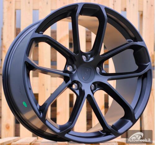 Ratlankis R20x7.5  5X130  ET  32  66.5  H5084  (BYF1869)  Black Half Matt (BLHM)  For PORCH  (Z7)  (New MACAN II (XAB) HYBRID FORGED Rear+Front)