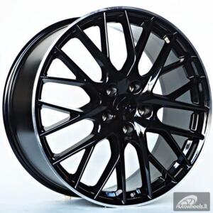 Ratlankis Mason 9,5X21 5X130 ET61 71,6 Black Lip Polished