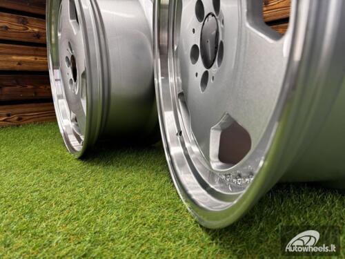 Ratlankis R18x8  5X112  ET  30  66.6  B5852  (FBX455)  Silver+Polished Lip (SP)  For MER  (Z6)  (HYBRID FORGED MONOBLOCK Style)