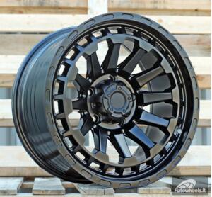 Ratlankis R17x9  5X127  ET  10  78.1  FBX464  Black Half Matt (BLHM)  For 4X4  (Z6)  (HYBRID FORGED)