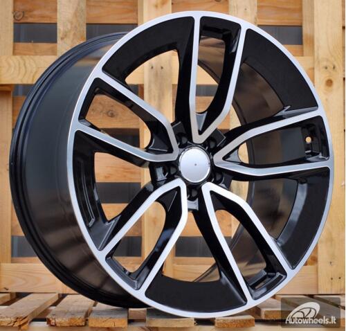 Ratlankis R22x11.5  5X112  ET  47  66.6  B5949  (H3489F)  Black Polished (MB)  For MER  (Z7)  (HYBRID FORGED New GLS (Rear+Front))