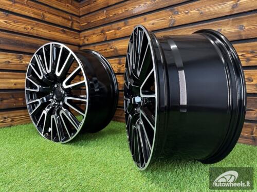 Ratlankis R20x8.5  5X112  ET  35.5  66.6  H3420F  Black Polished (MB)  For MER  (Z7)  (HYBRID FORGED Rear+Front)