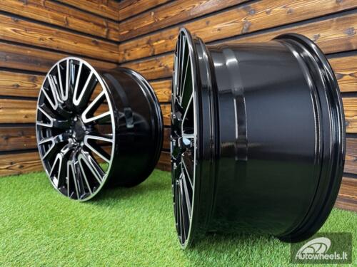 Ratlankis R20x8.5  5X112  ET  35.5  66.6  H3420F  Black Polished (MB)  For MER  (Z7)  (HYBRID FORGED Rear+Front)