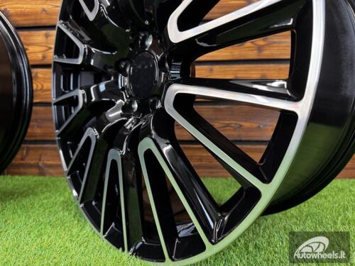 Ratlankis R20x8.5  5X112  ET  35.5  66.6  H3420F  Black Polished (MB)  For MER  (Z7)  (HYBRID FORGED Rear+Front)