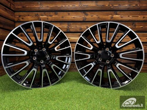 Ratlankis R20x9.5  5X112  ET  51  66.6  H3420F  Black Polished (MB)  For MER  (Z7)  (HYBRID FORGED Rear+Front)