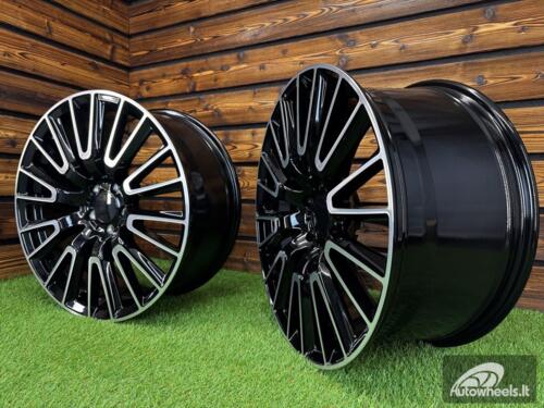 Ratlankis R20x9.5  5X112  ET  51  66.6  H3420F  Black Polished (MB)  For MER  (Z7)  (HYBRID FORGED Rear+Front)