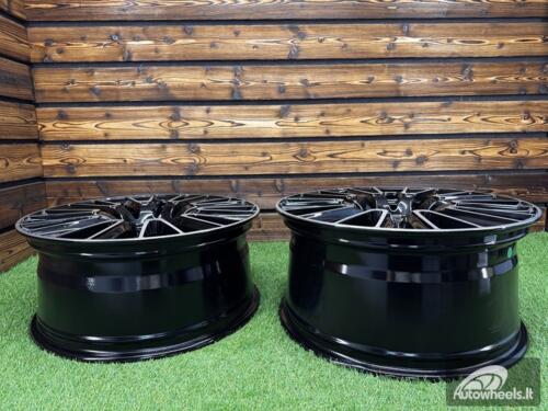 Ratlankis R20x9.5  5X112  ET  51  66.6  H3420F  Black Polished (MB)  For MER  (Z7)  (HYBRID FORGED Rear+Front)