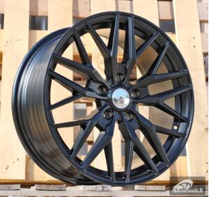 Ratlankis R18x8  5X120  ET  50  65.1  HF5230  (YF0492)  Black Half Matt (BLHM)  For VW  (Z6)  (HYBRID FORGED 1050kg)