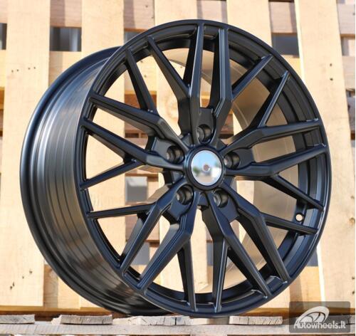 Ratlankis R18x8  5X120  ET  50  65.1  HF5230  (YF0492)  Black Half Matt (BLHM)  For VW  (Z6)  (HYBRID FORGED 1050kg)