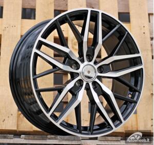 Ratlankis R18x8  5X112  ET  52  66.6  HF5230  (YF0492)  Black Polished (MB)  For MER  (Z7)  (HYBRID FORGED V-Class/Vito 1050kg)