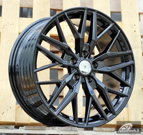 Ratlankis R18x8  5X112  ET  52  66.6  HF5230  (YF0492)  Black (BL)  For MER  (Z7)  (HYBRID FORGED V-Class/Vito 1050kg)