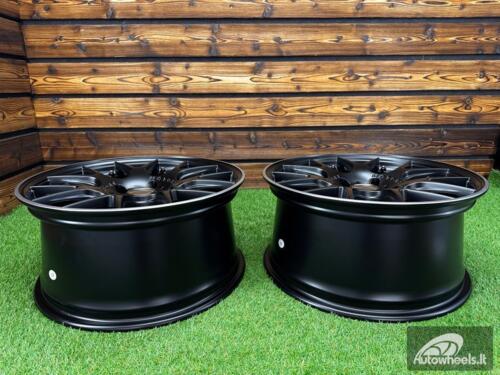 Ratlankis R18x8  5X120  ET  34  72.6  IN0278  Black Half Matt+Polished Lip (BLHMPL)  For RACIN  (Z5)  (BBS Motorsport Style)