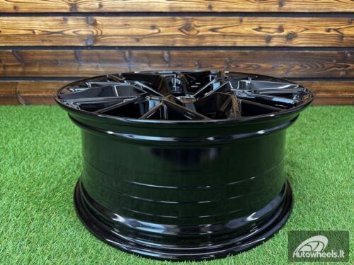 Ratlankis R18x8  5X120  ET  50  65.1  YF0442  Black (BL)  For VW  (Z7)  (HYBRID FORGED1050kg)