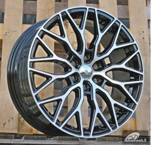 Ratlankis R19x8  6X120  ET  48  74.5  YF0412  Black Polished (MB)  For FORD  (Z5)  (HYBRID FORGED (max 1000kg))