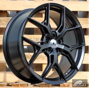 Ratlankis R20x8.5  5X130  ET  35  66.5  B1696  Black Half Matt (BLHM)  For AUD  (Z1)  (Q6 E-TRON (Front+Rear))