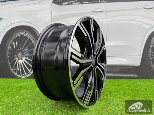 Ratlankis R17x7  5X112  ET  51  66.6  6408  Black Polished (MB)  For MER  (L1)  (HYBRID FORGED (max 1250kg))