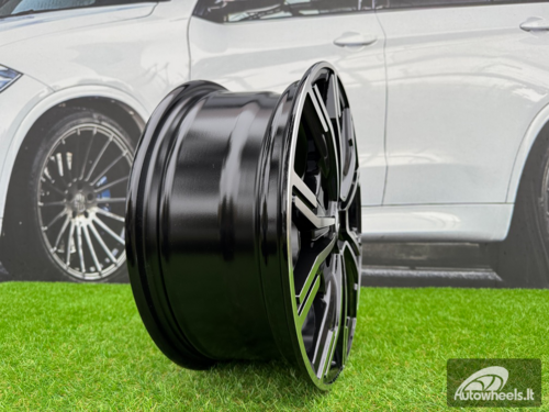 Ratlankis R17x7  5X112  ET  51  66.6  6408  Black Polished (MB)  For MER  (L1)  (HYBRID FORGED (max 1250kg))