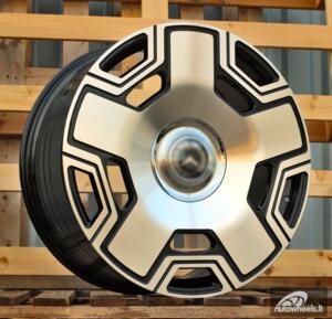Ratlankis R20x9.5  5X130  ET  35  84.1  F3053  (FBX450)  Black Polished (MB)  For MER  (Z7)  (HYBRID FORGED Monoblock)