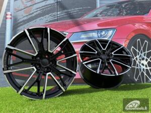 Ratlankis R21x9.5  5X112  ET  31  66.6  3S1284  (YF0469)  Black Polished (MB)  For BMW  (M)  (HYBRID FORGED Rear+Front)